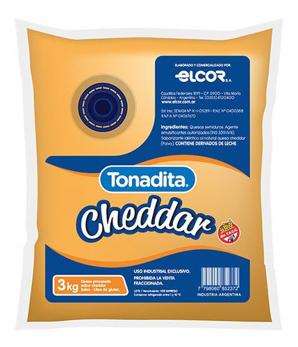 Cheddar Liquido Tonadita