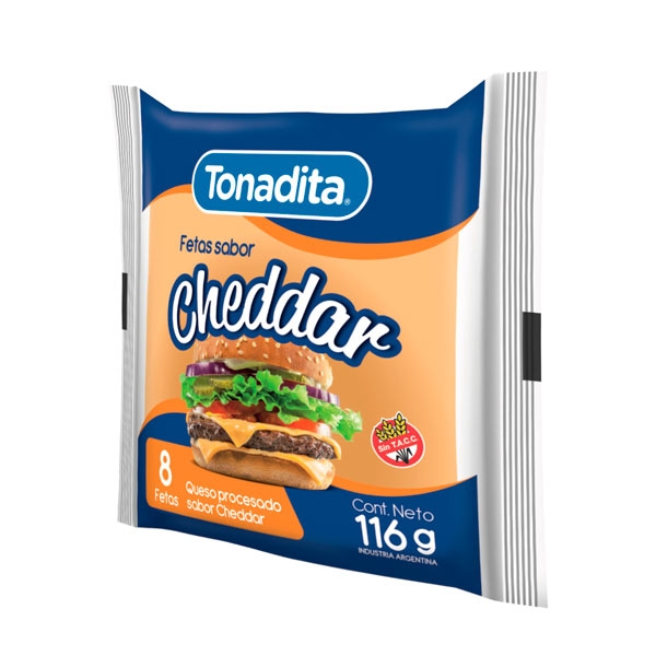 Cheddar en fetas Tonadita