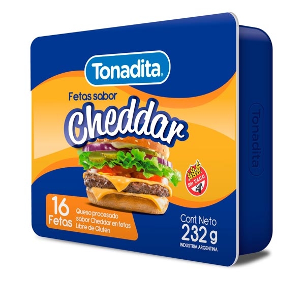 Cheddar en fetas Tonadita