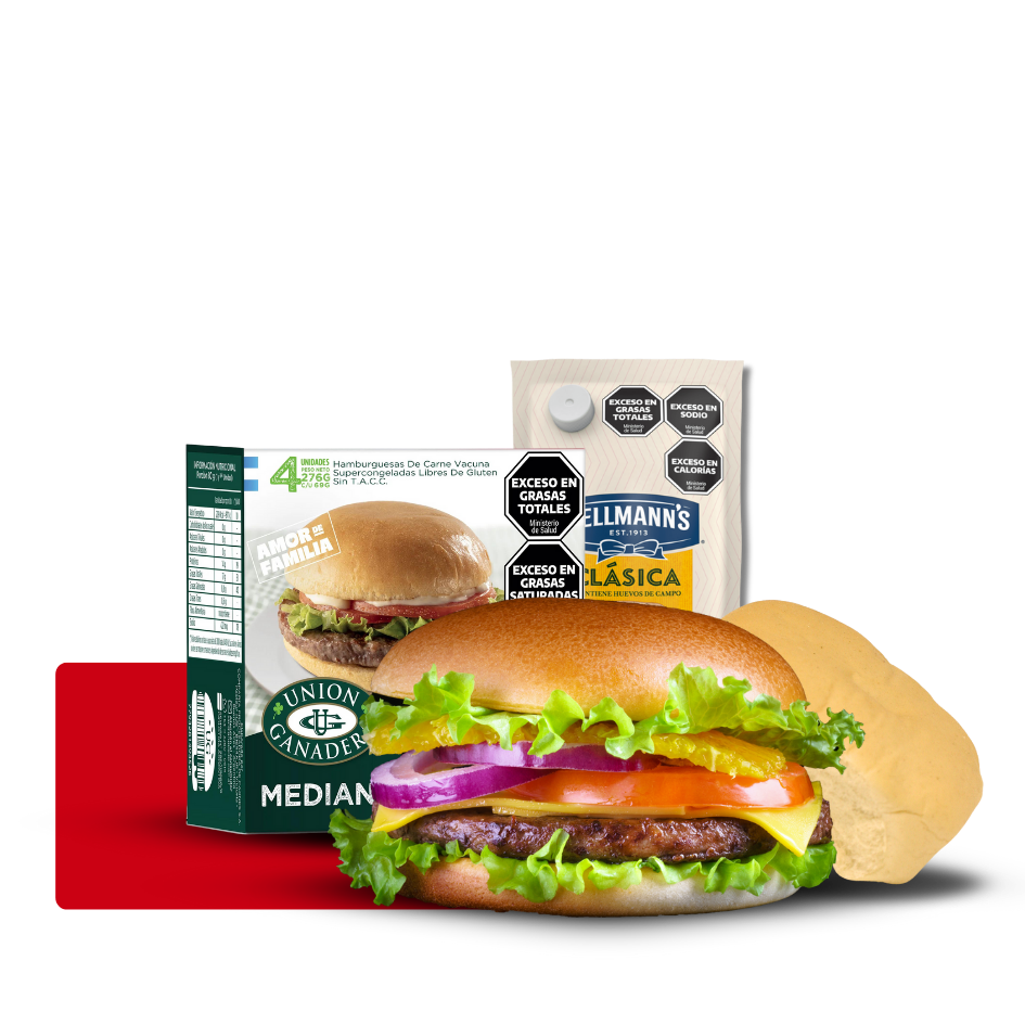 24 Hamburguesas 80 Grs U.G + Pan Fargo