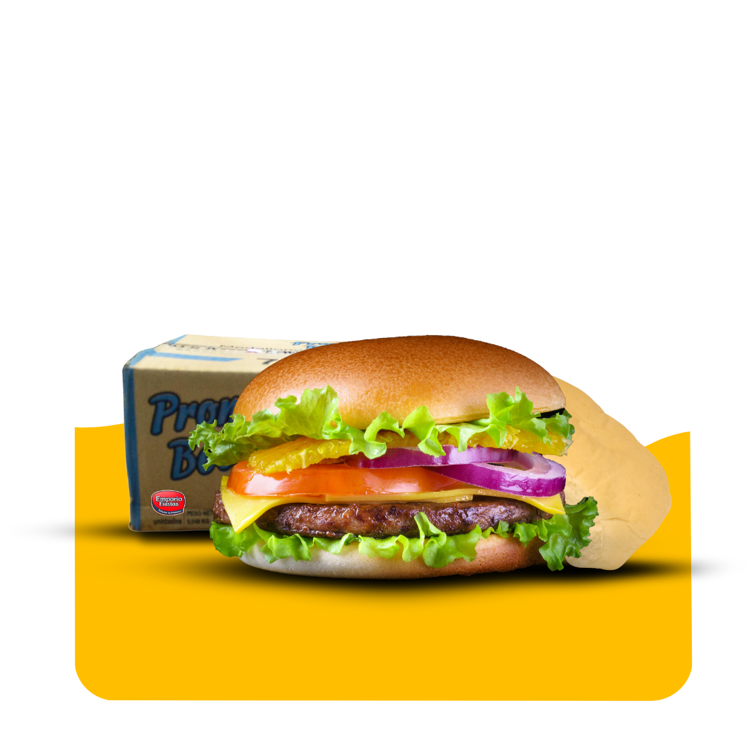 12 Hamburguesas 69 Grs Pronto beef + Pan