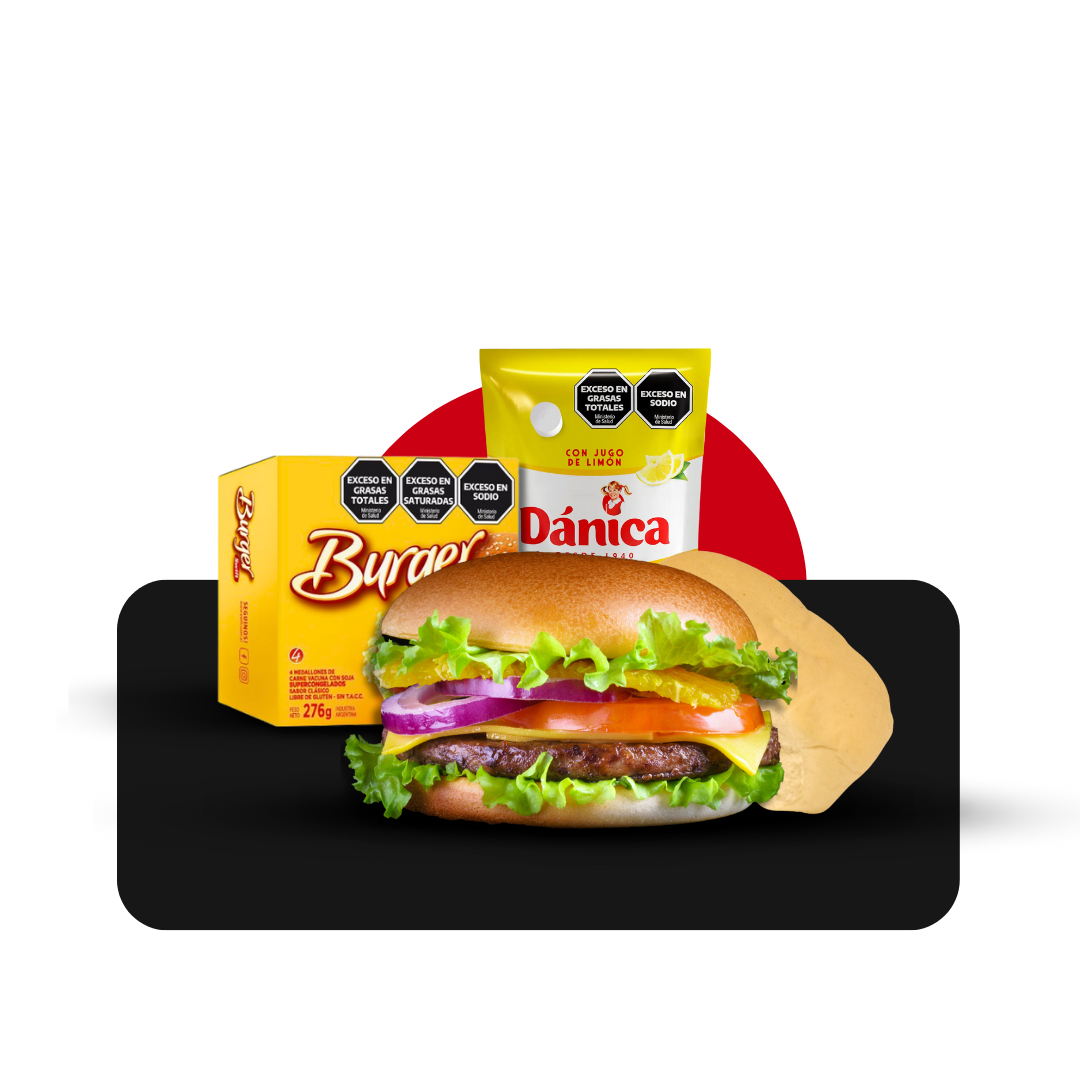 24 Hamburguesas 69 Grs Swift + Pan